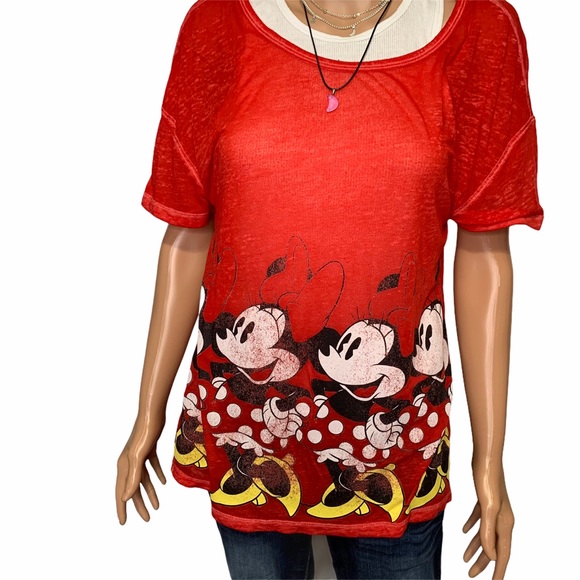 Disney Tops - SOLD - Minnie Mouse • Lightweight Graphic Tee • Women's